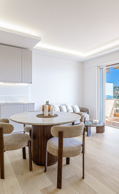 3-room apartment in Villefranche-sur-Mer, Corne d’Or – sea view, terrace