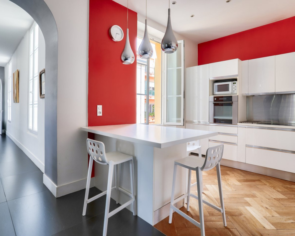 NICE Victor Hugo - Magnifique appartement de 4 piÃ¨ces dans rÃ©sidence prestigieuse