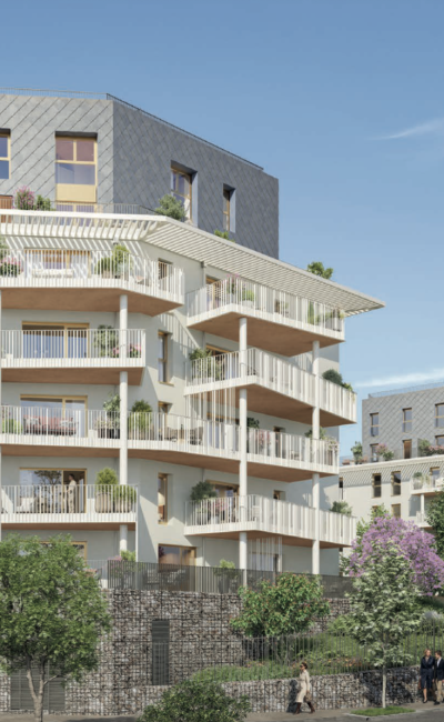 Appartamento di 2 locali in costruzione (VEFA) a Nizza Cimiez con terrazza di 15 m²