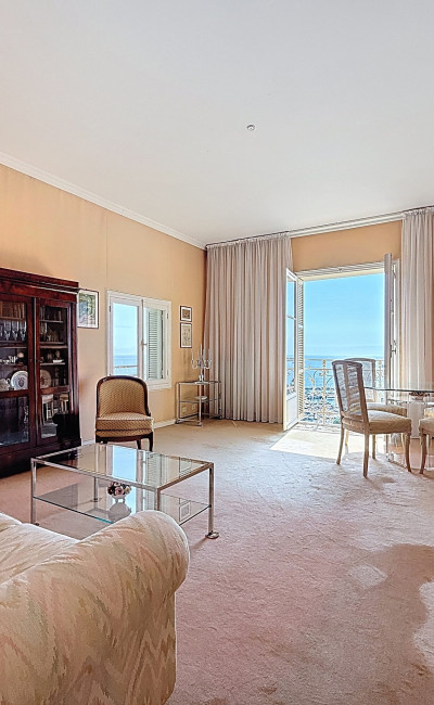 In vendita – Appartamento Belle Époque a Beaulieu, con vista sul porto e su Saint-Jean-Cap-Ferrat