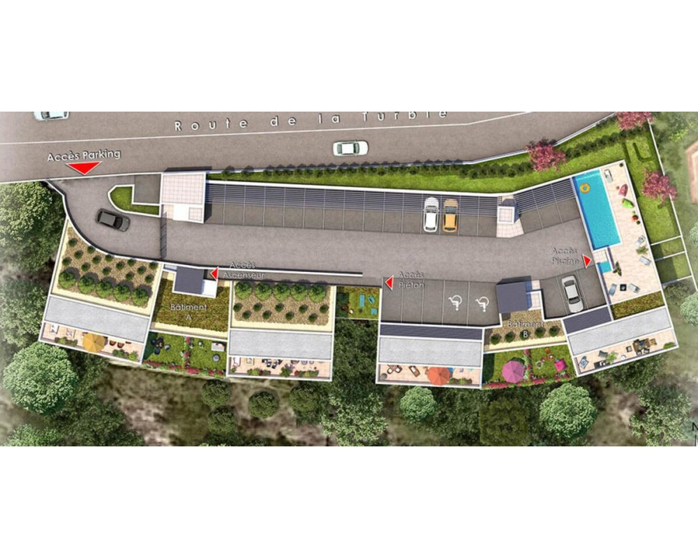 Spacieux 2 Pièces de 52 m², jardin, terrasse, vue mer et parking