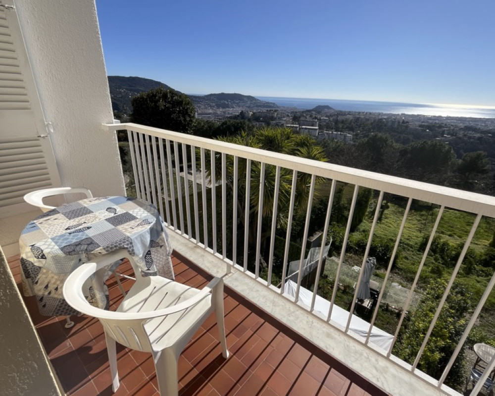 NICE RIMIEZ - Lumineux studio avec vue panoramique dans domaine privÃ©