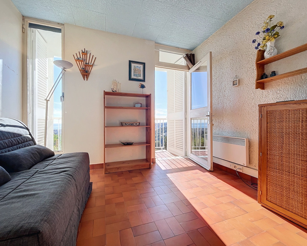 NICE RIMIEZ - Lumineux studio avec vue panoramique dans domaine privÃ©