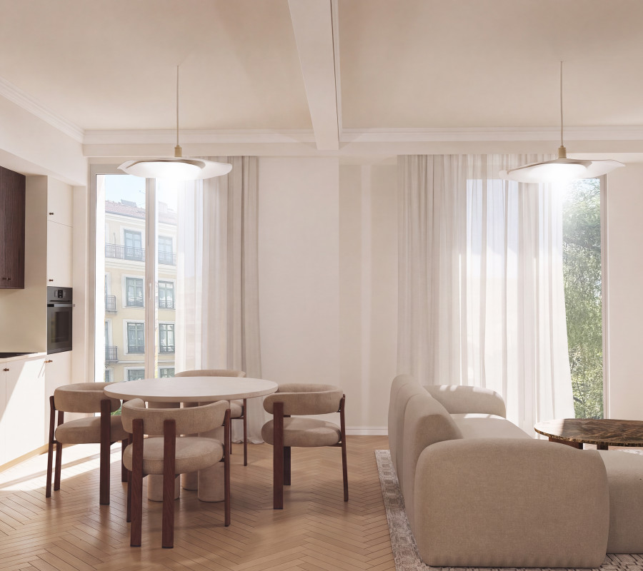 Nice - Musiciens - Somptueux 3 pièces de 67 m² entièrement rénové