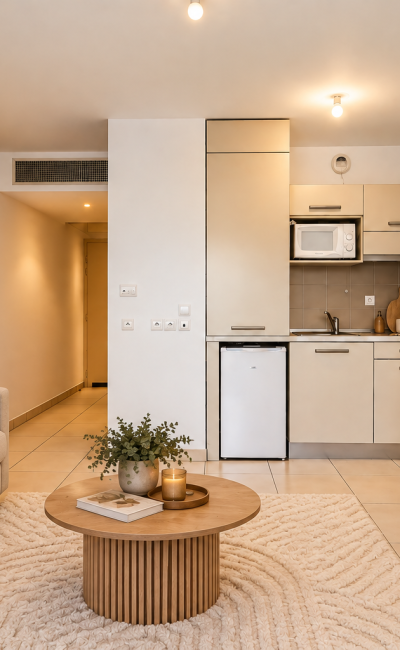 studio 21 m² résidence avec gardien et piscine Nice Riquier