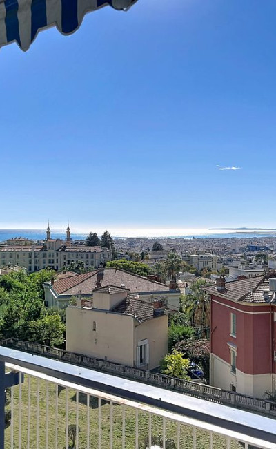 vente appartement 3 pièces Cimiez vue mer et parking