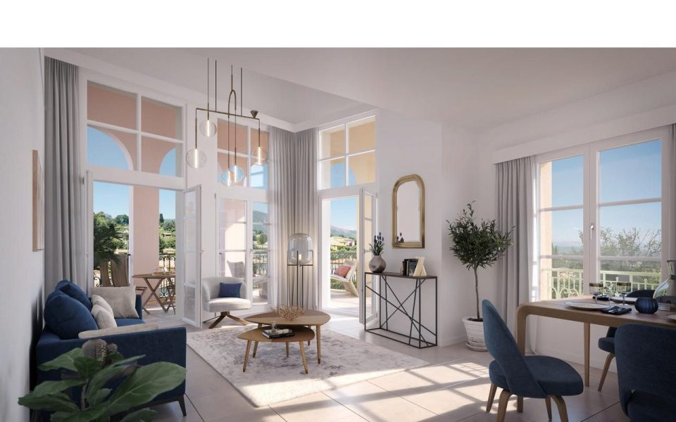 Le Rouret – Spacious One Bedroom Apartment in a Residence with Provencal Architecture