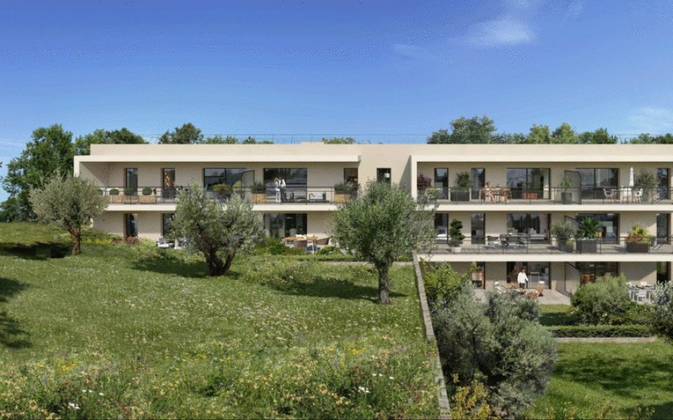 Valbonne – Apartment 3 Rooms 64 sqm in New Residence of Prestige