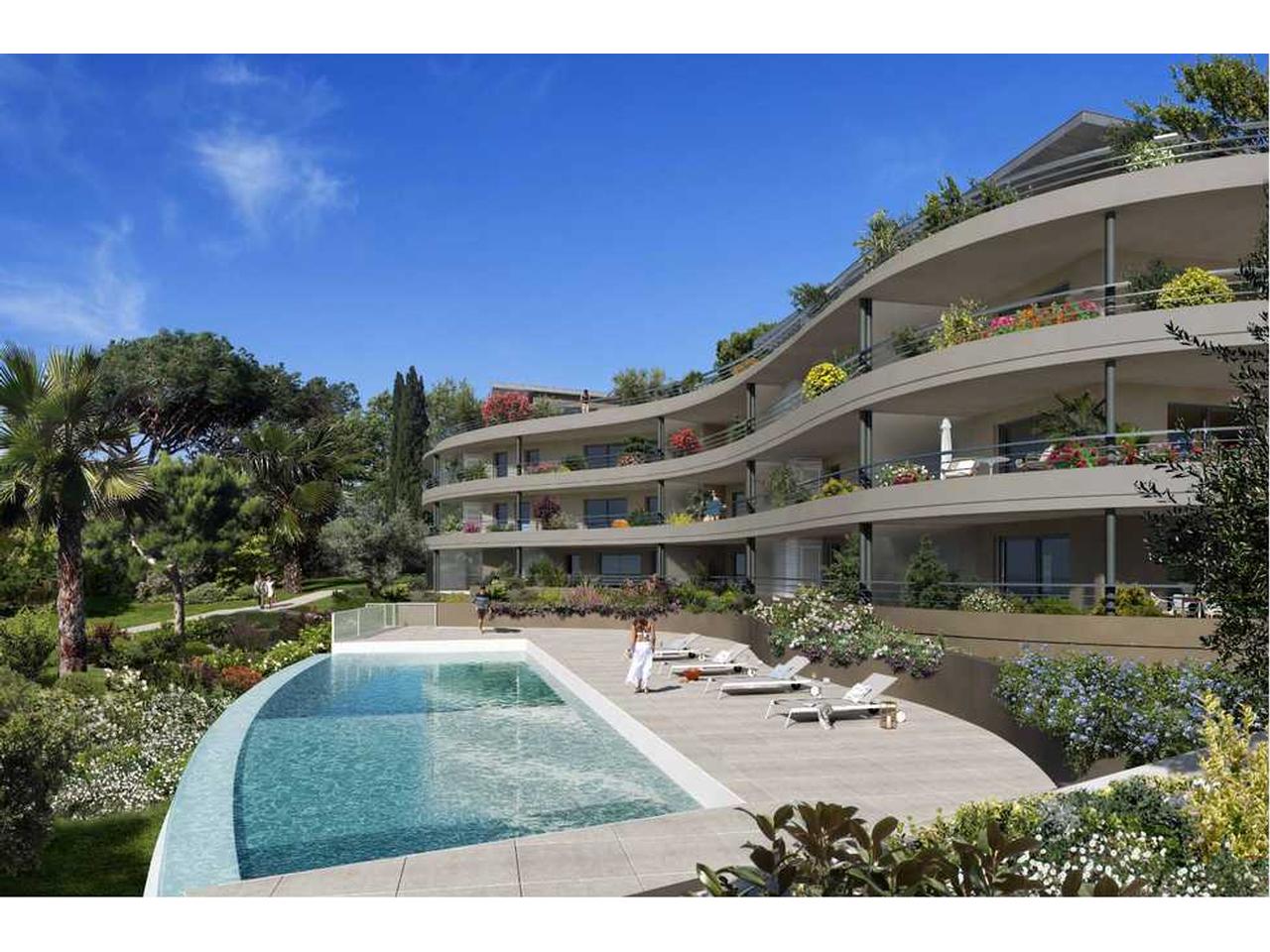 Nice Fabron – Appartement 4 Pièces dans résidence avec piscine