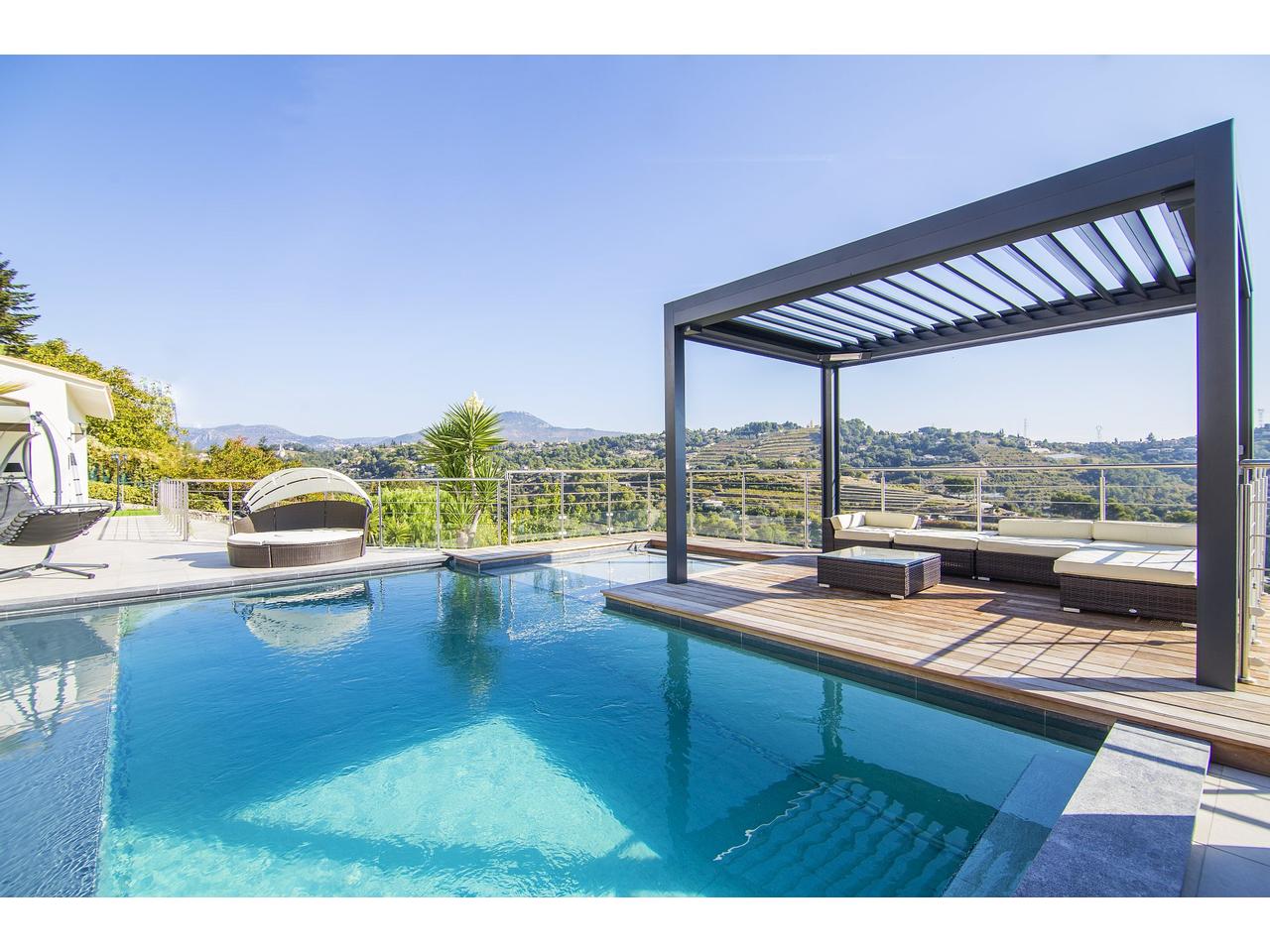 Nice Bellet – Magnifique villa au calme avec piscine à débordement et vue dégagée