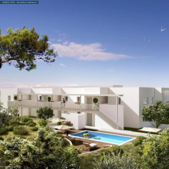 Nice – Superbe 2 pièces dans une petite résidence avec vue mer panoramique