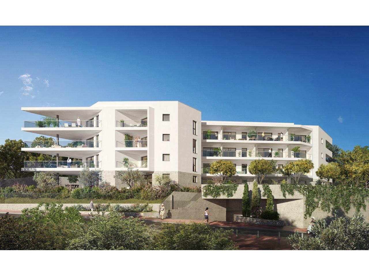 Nice Cimiez – 4 pièces avec terrasse, jardin et vue mer dans une belle résidence