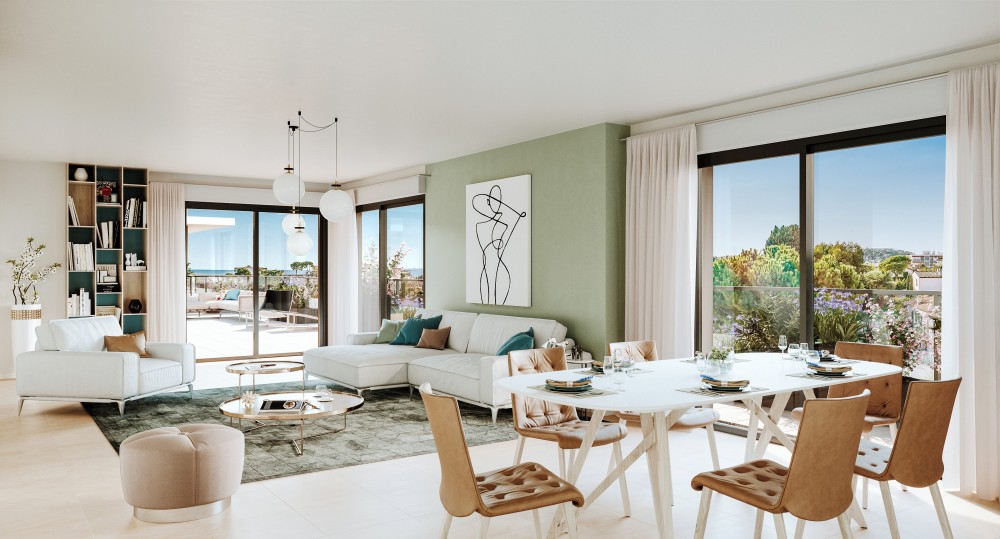 Cagnes-sur-Mer – Spacieux appartement neuf de 4 pièces avec grand balcon