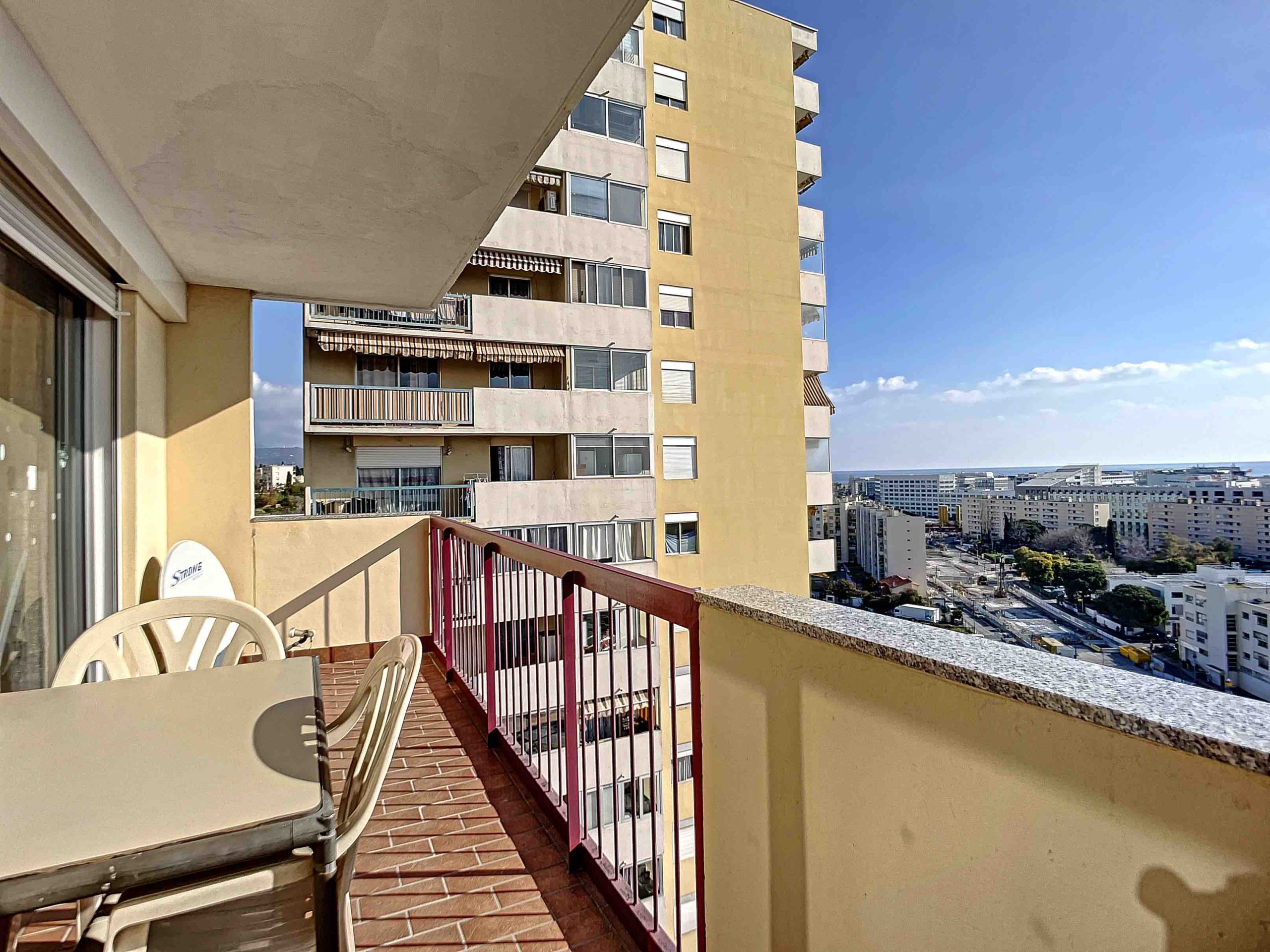 Nice Ouest – Saint Augustin – Appartamento con vista mare e città