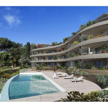 Nice Fabron – Magnifique 4 pièces avec vue mer dans résidence avec piscine