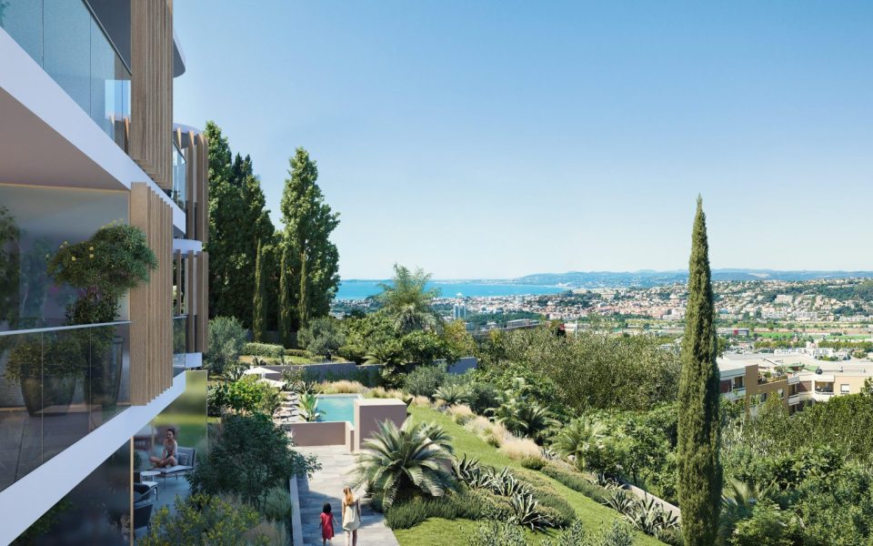 Nice ouest – Magnifico appartamento di 4 locali all’ultimo piano di un residence con piscina