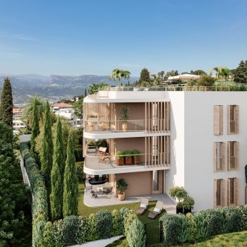 Nice ouest  – Magnifique 4 pièces en dernier étage dans résidence avec piscine