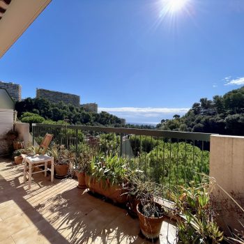 Nice Madonette – F1 dernier étage terrasse dans résidence avec piscine