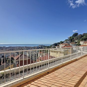 Nice Parc Impérial Appartement Dernier étage – Vue imprenable et panoramique sur la mer et la ville